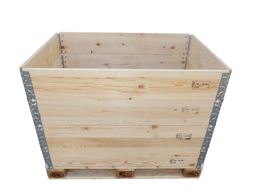 Standardowa drewniana nadstawka paletowa 1200x800 mm. Nadstawka na europaletę